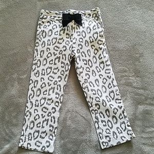Janie and Jack leopard print pants sz 3T